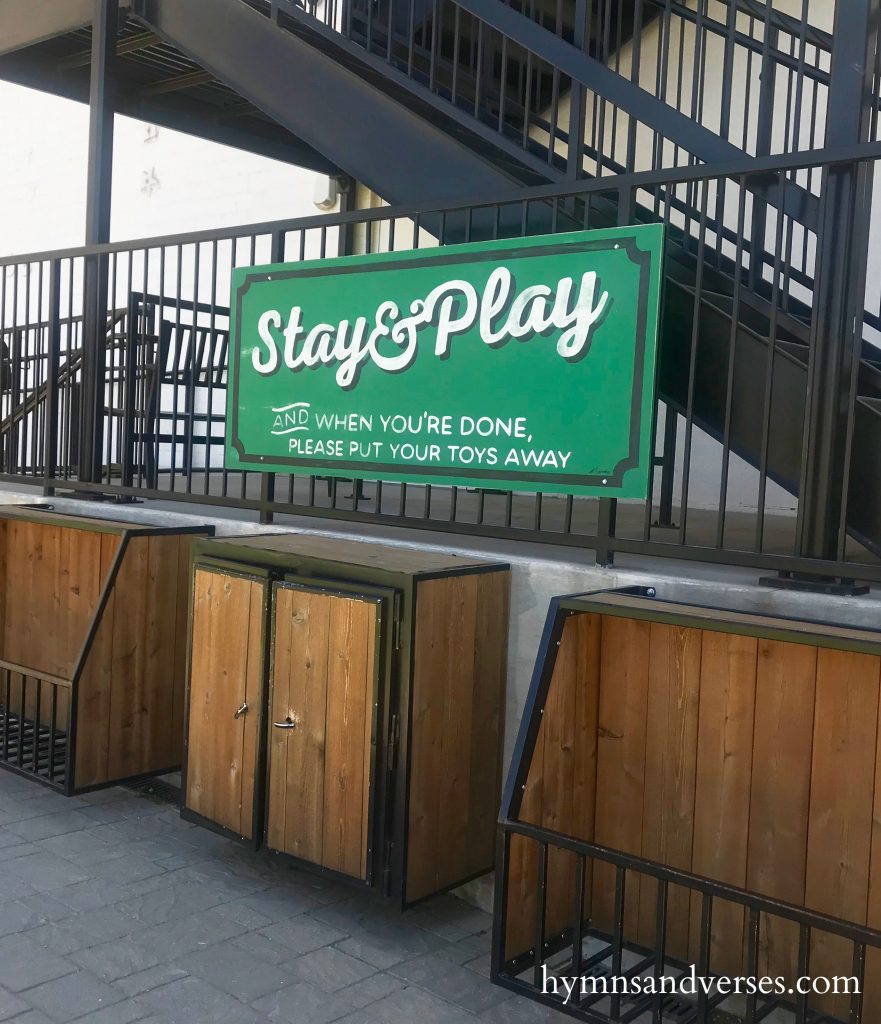 Stay and Play Sign Magnolia Market