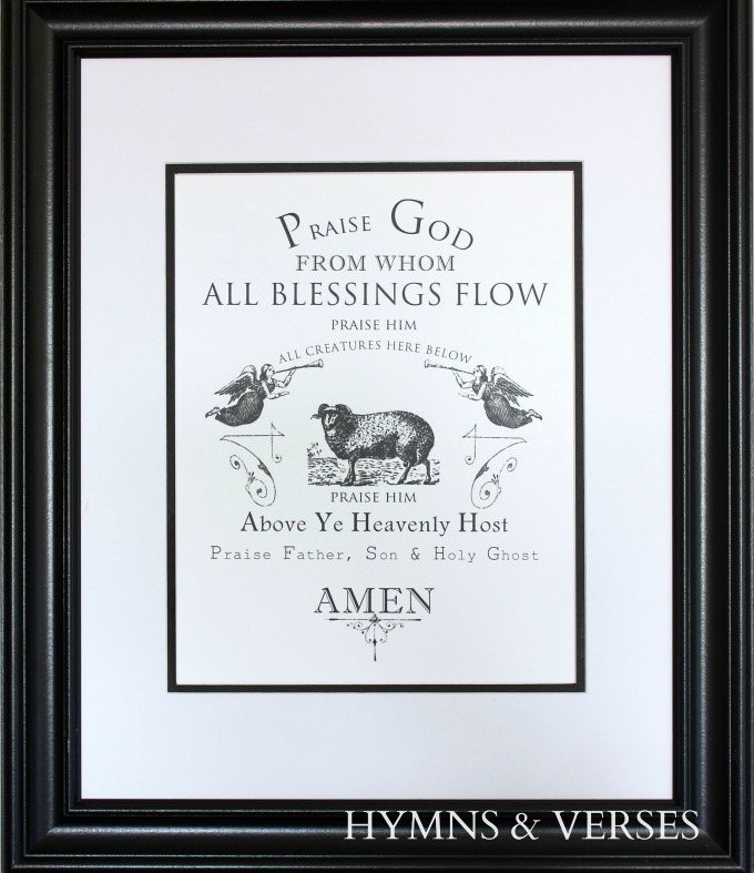 Free Doxology Print