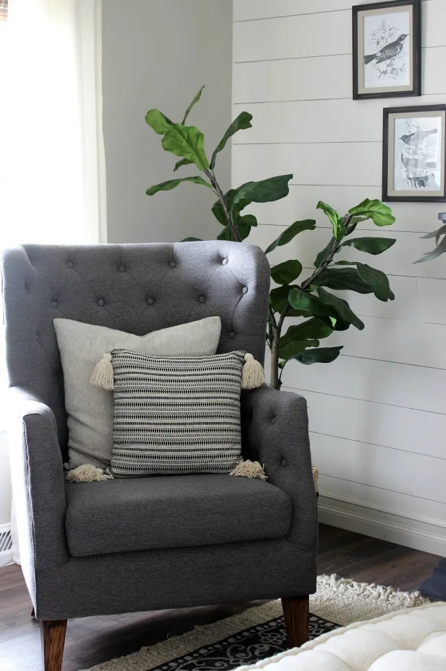 Fall Home - Gray Chair