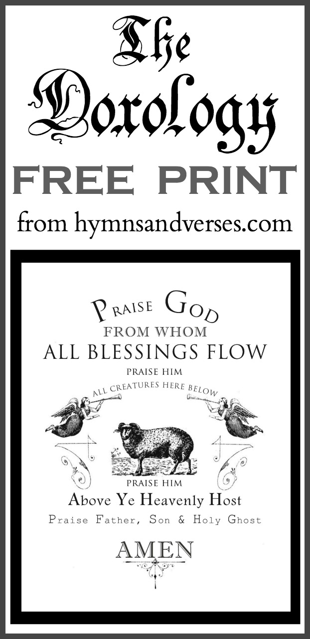 Free Doxology Print