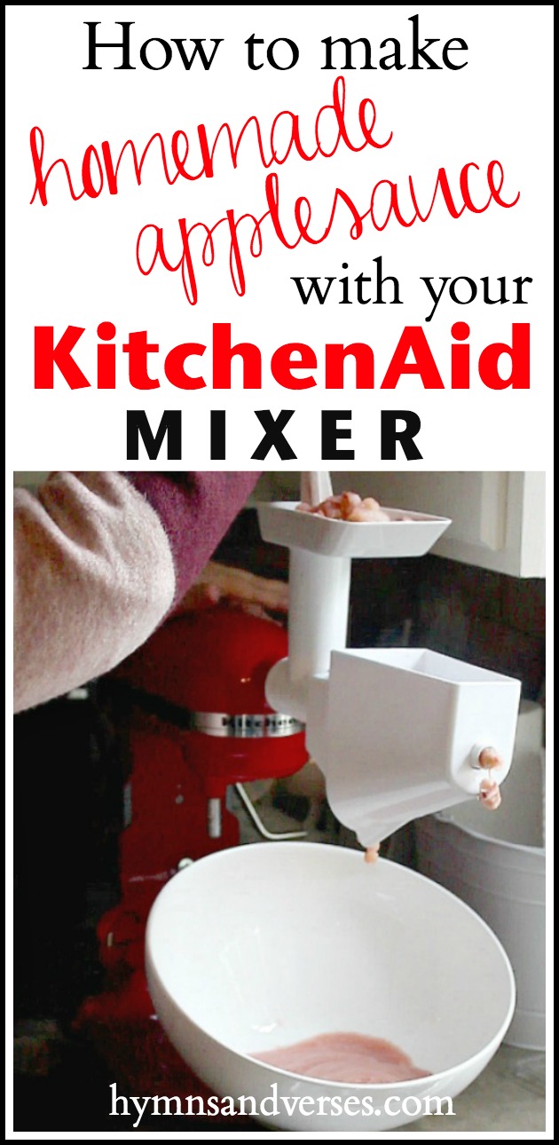 Make Homemade Applesauce with your Kitchenaid Mixer