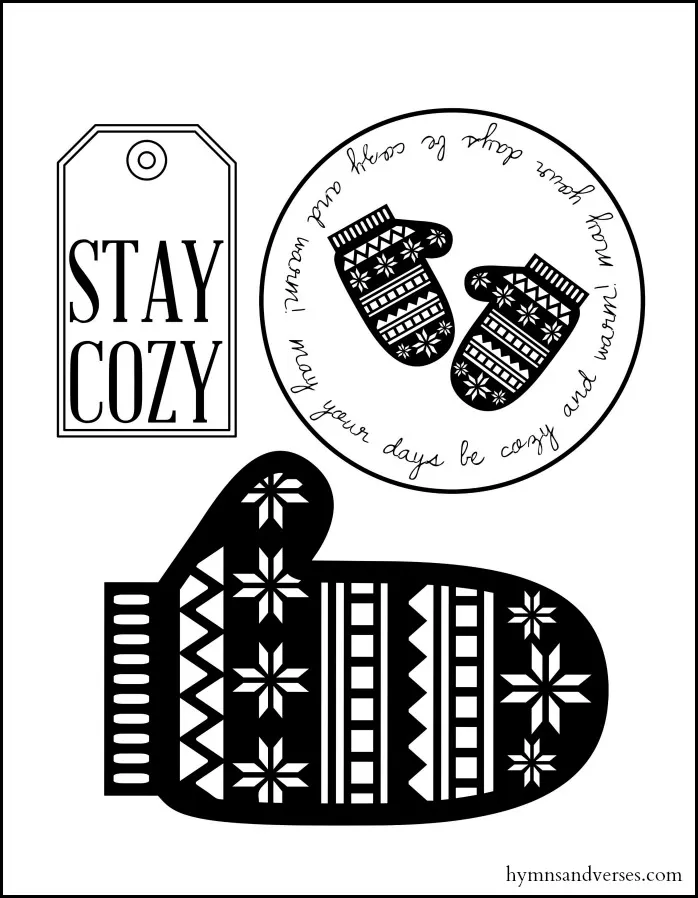 Free Printable Gift Tags for Cozy Gifts