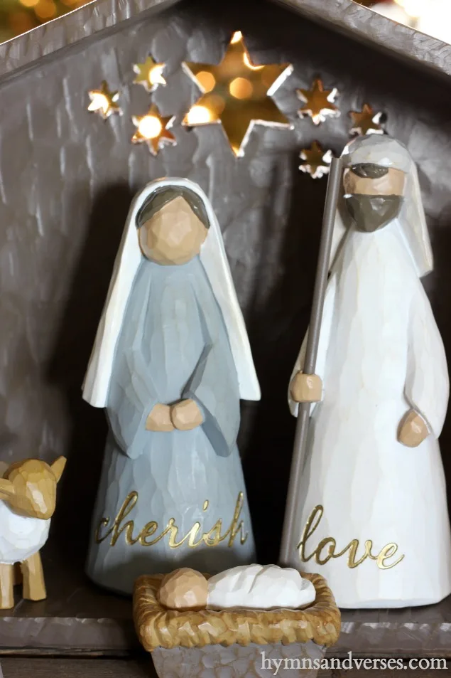 Mary, Joseph, Baby Jesus, and Sheep - Nativity Giveaway