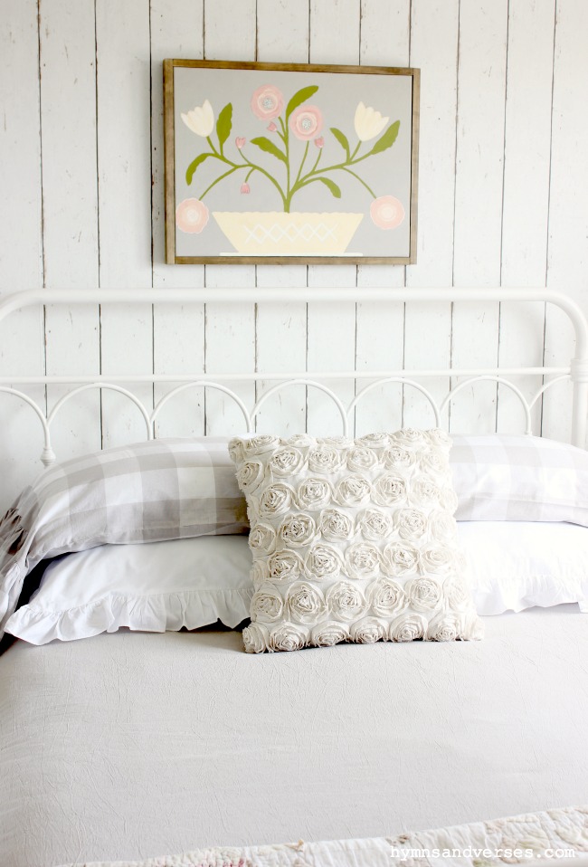 Floral Folk Art - Spring Season Bedroom Update