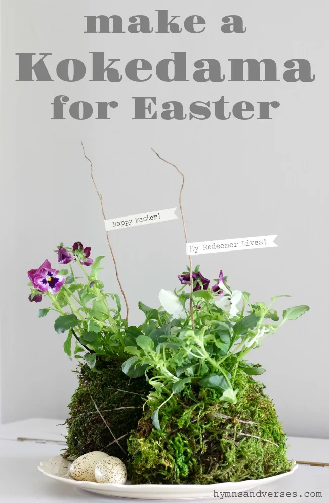 Spring Moss Craft Decor - Oh My Creative