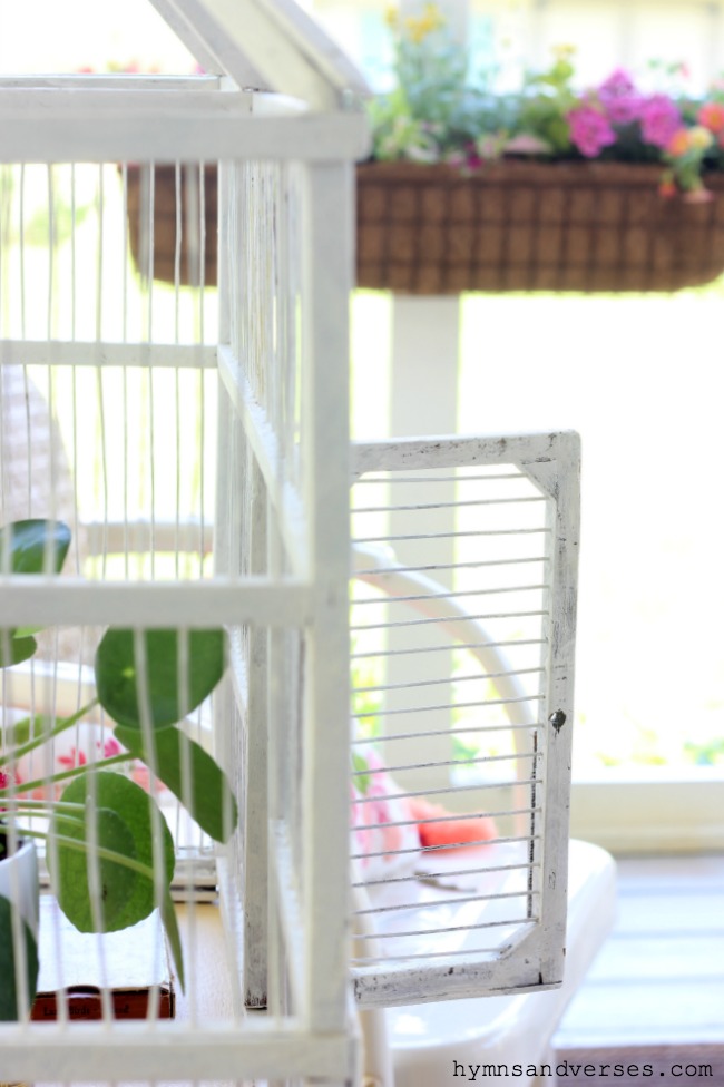 Vintage Bird Cage Door