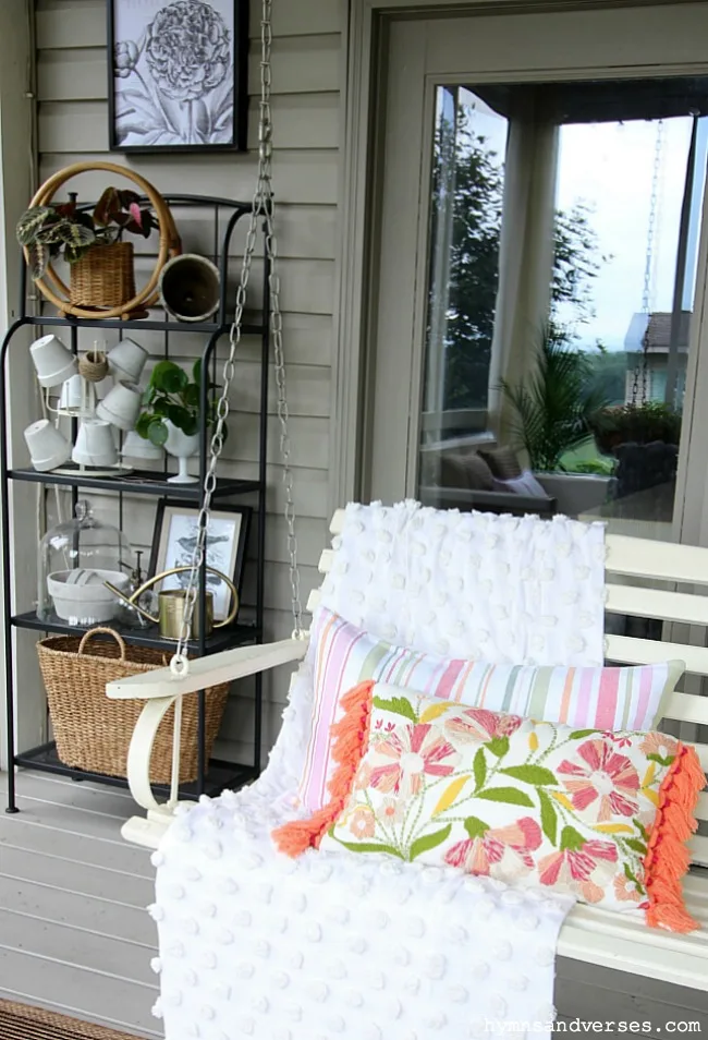 Porch Swing - Summer Porch Decor