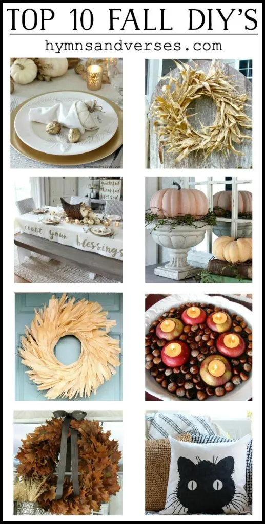 Top 10 Fall DIY Projects at Hymns and Verses