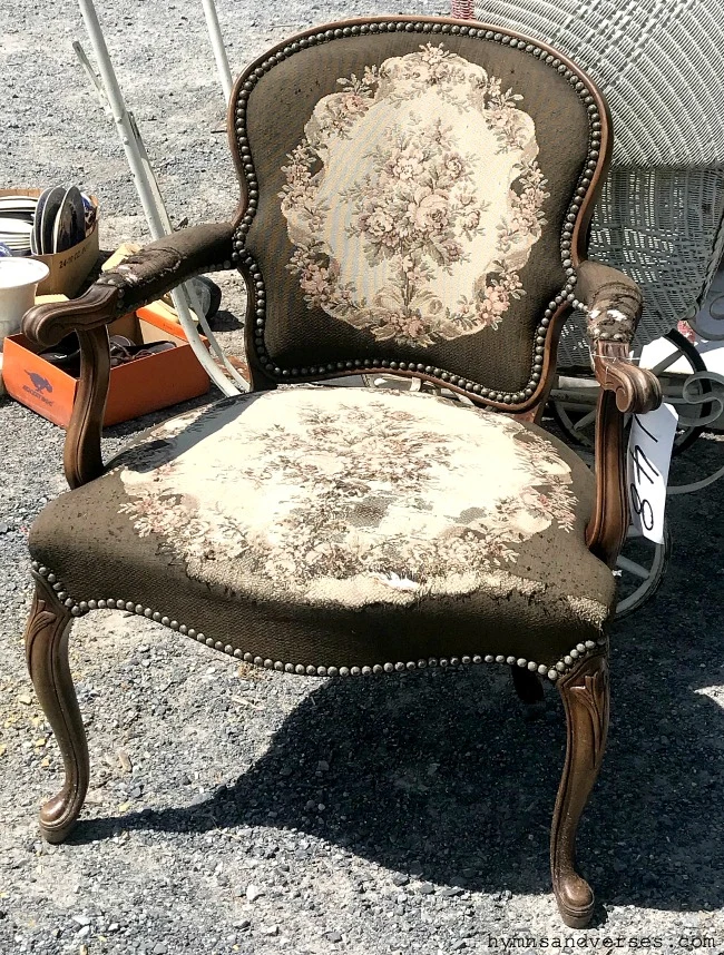 Vintage French Chair at Auction - Hymns and Verses