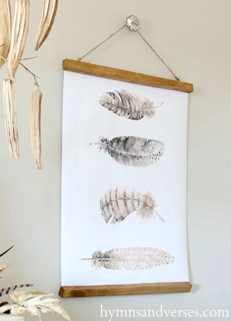 Watercolor Feather Printables