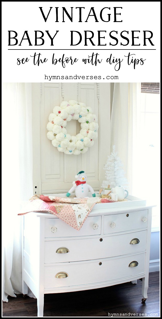 Vintage Baby Dresser - Before and After