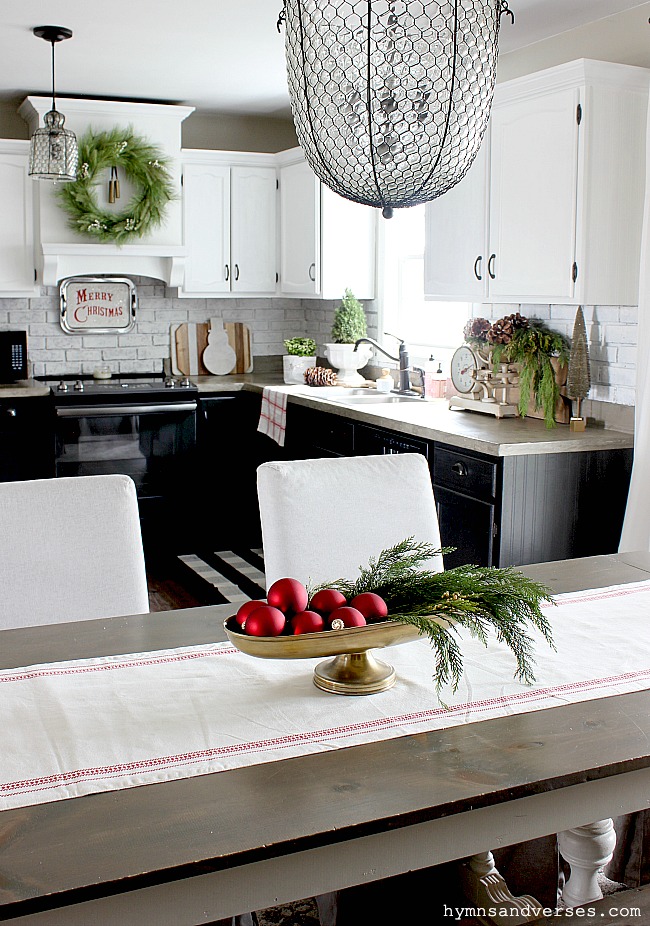 Kitchen Before with Semi-concealed black cabinet hinges