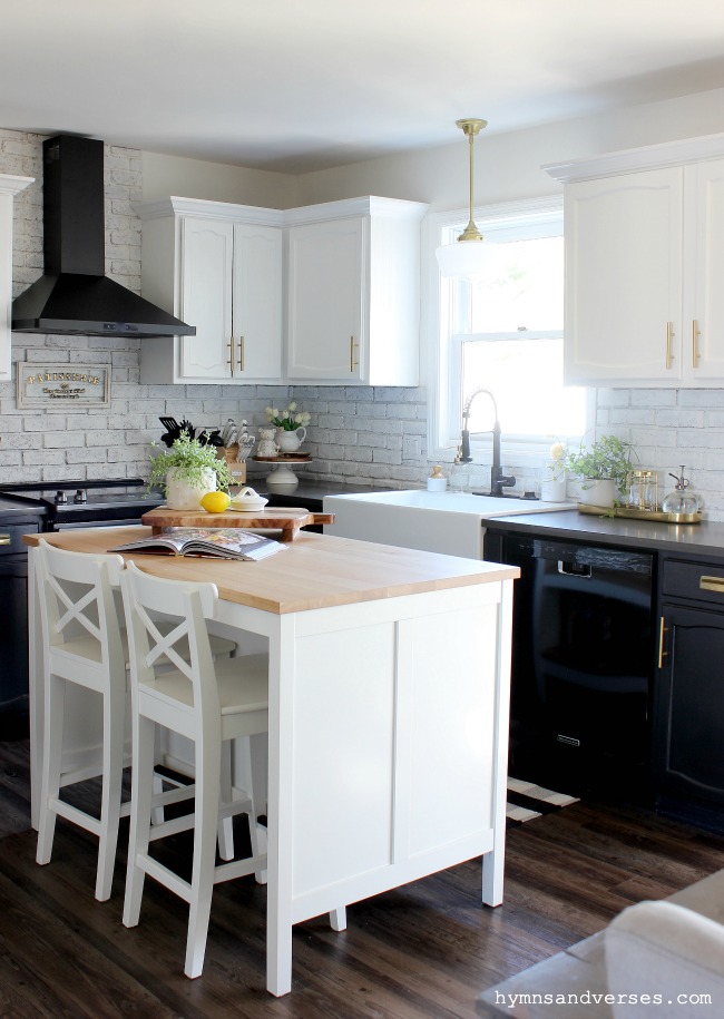 DIY Kitchen Makeover - All the Details | Hymns and Verses