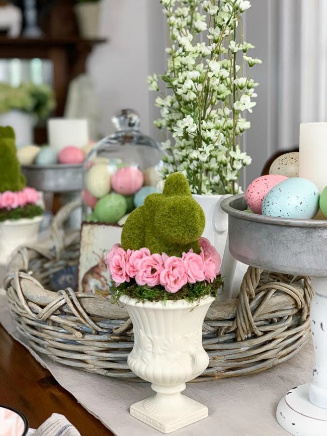 Birdhouse Tablescape for Spring | Hymns and Verses