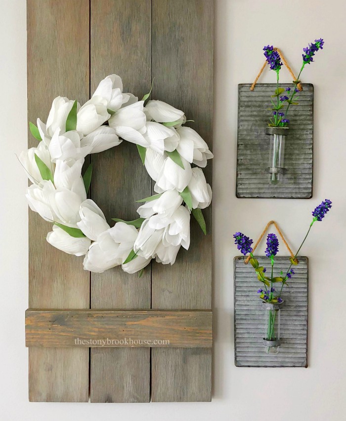 My favorite non-traditional Spring Wreath idea