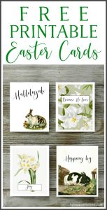 Free Printable Easter Cards - Four Designs | Hymns and Verses