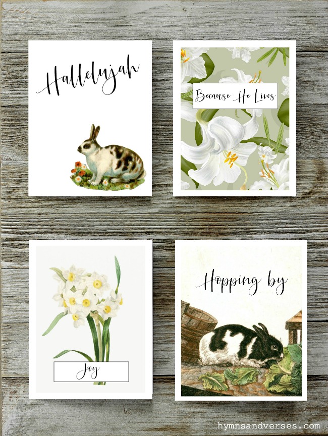 Free printable Easter card ideas - Gathered