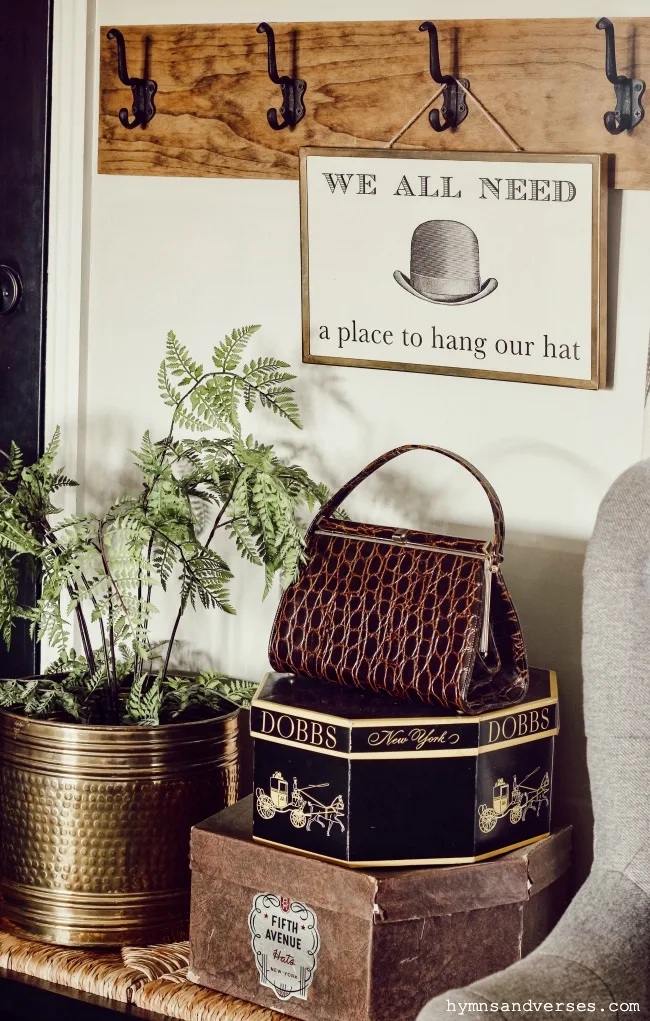 Vintage Hat Display