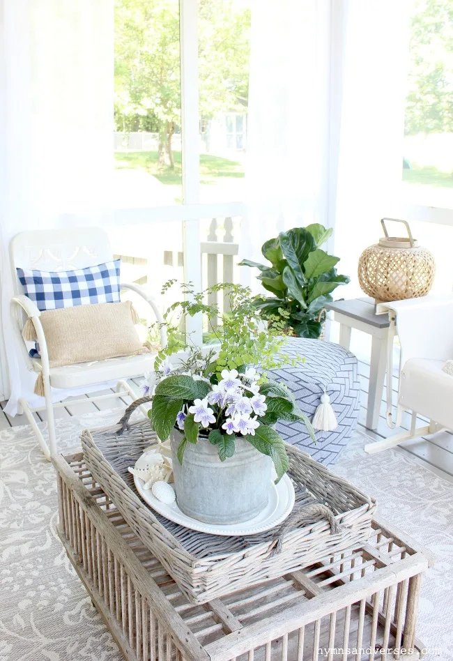 Summer Decor Tips - 2020 Summer Home Tour | Hymns and Verses