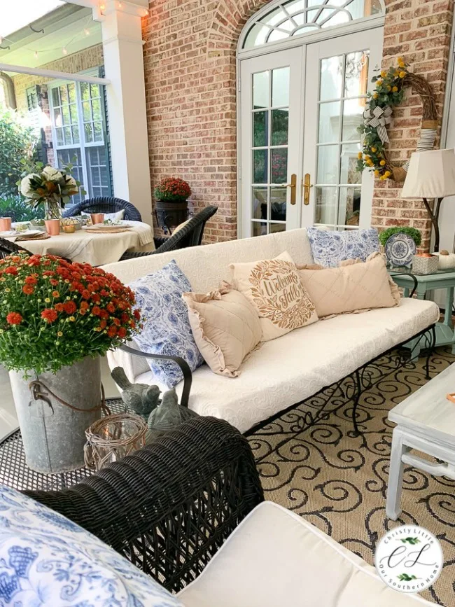 Fall Porch Inspiration - Our Southern Home