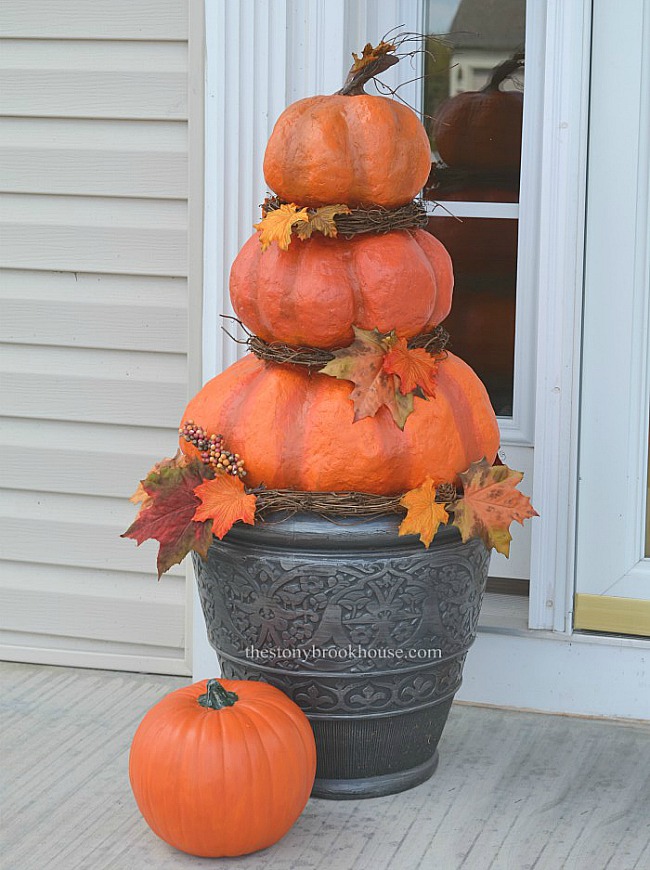 DIY Realistic Pumpkins - The Stonybrook House