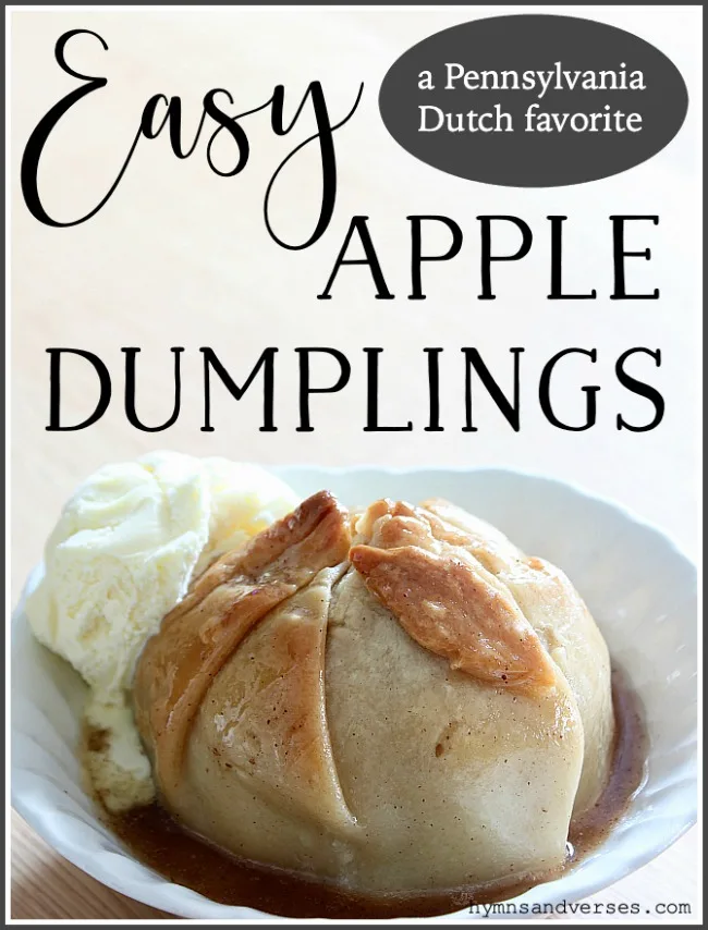 Hymns and Verses - Easy Apple Dumplings