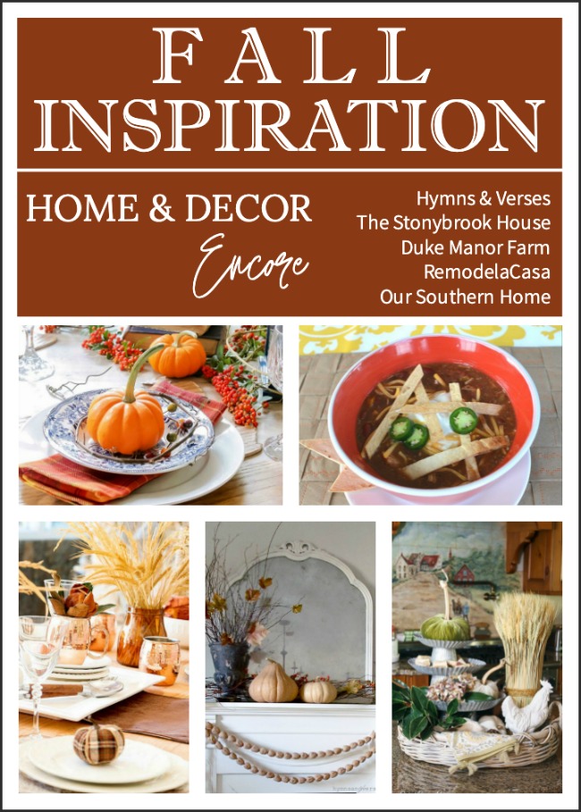 Home and Decor Encore Fall Inspiration