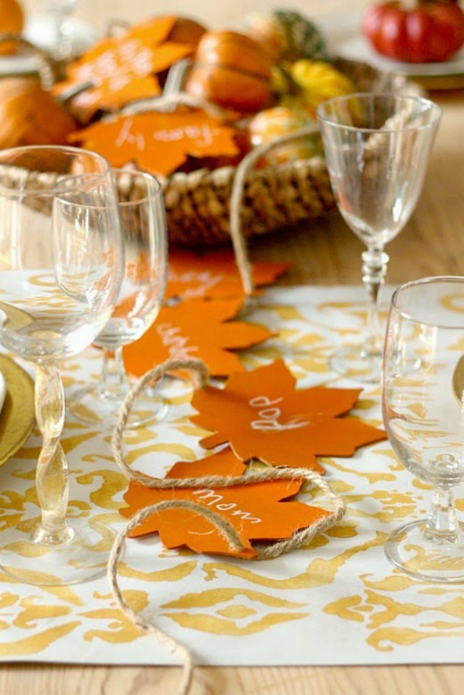 Easy Tablecloth idea for your holiday table