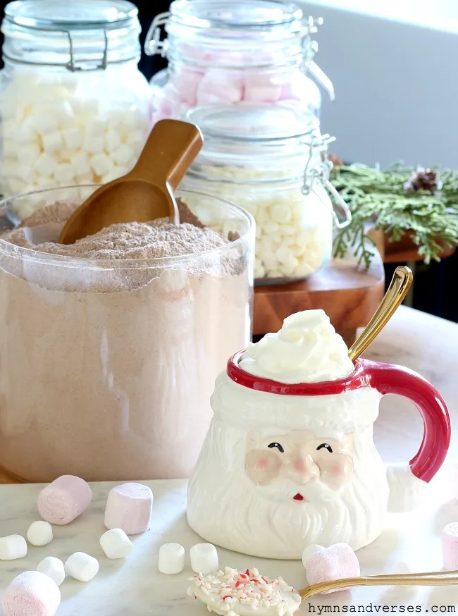 White Christmas hot chocolate stirrers recipe