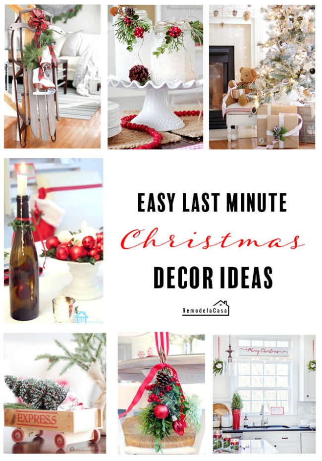 Easy Christmas Decor Ideas - RemodelaCasa