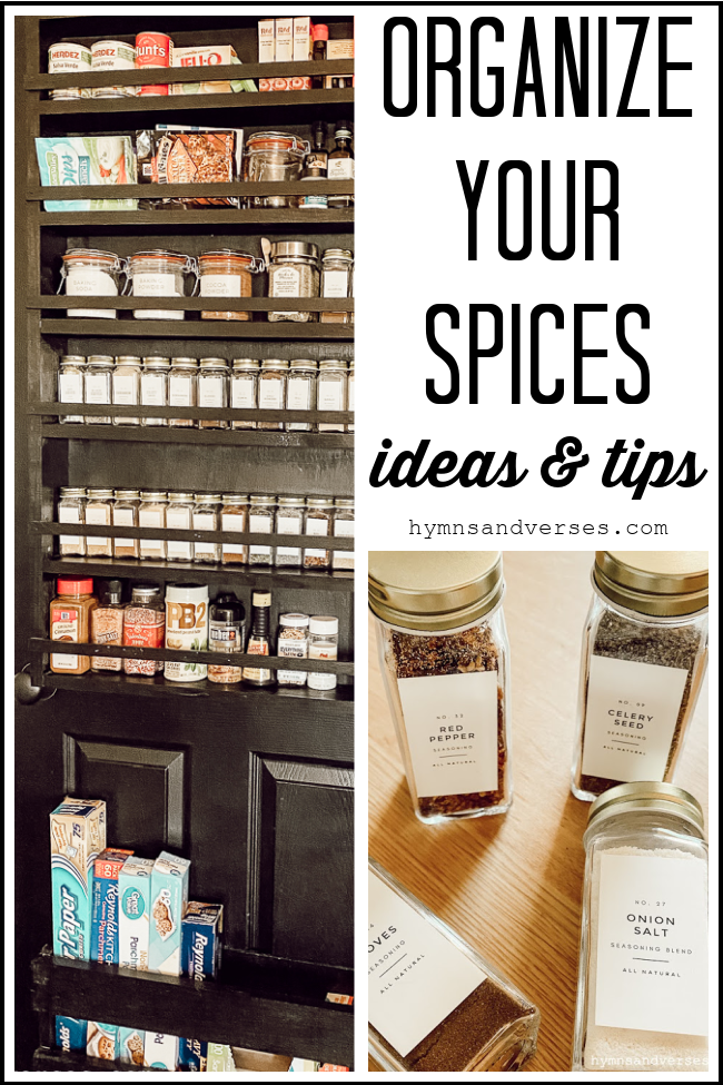Organize Your Spices Ideas and Tips - Hymns and Verses Blog