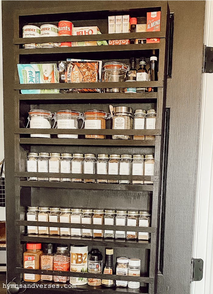 Spice Rack Organization DIY - Room for Tuesday Blog