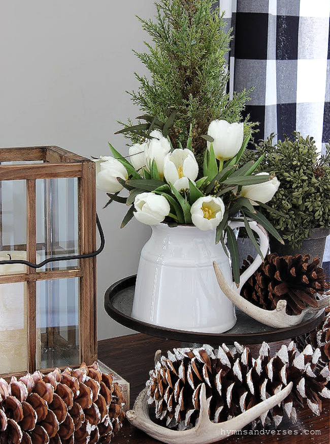 Winter Tray Decor Ideas 