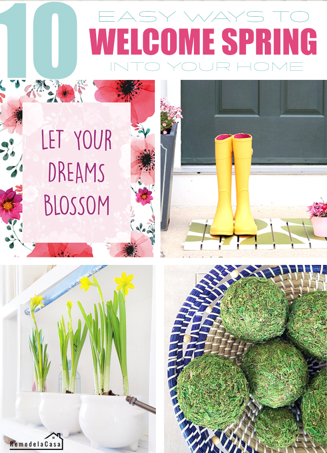 10 Ways to Welcome Spring - RemodelaCasa