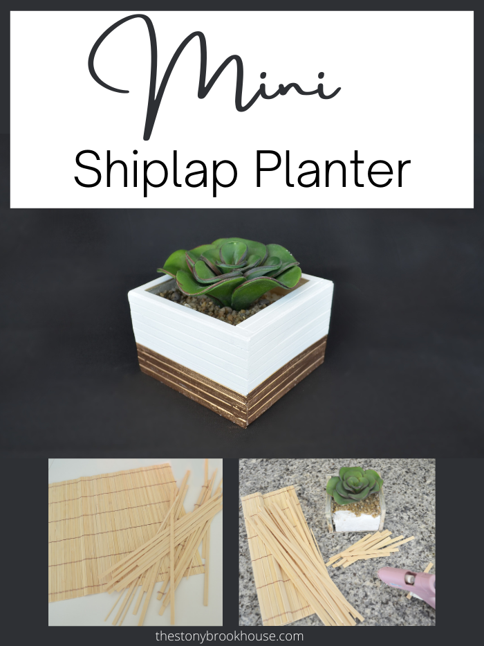 Mini Shiplap Planter - The Stonybrook House