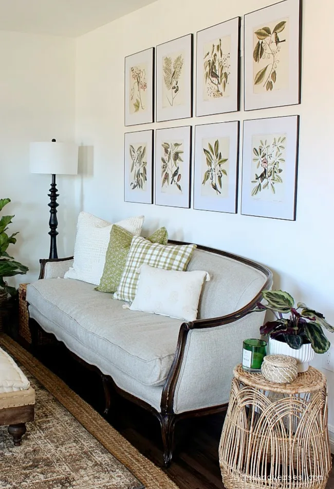 Vintage Spring Botanicals Gallery Wall