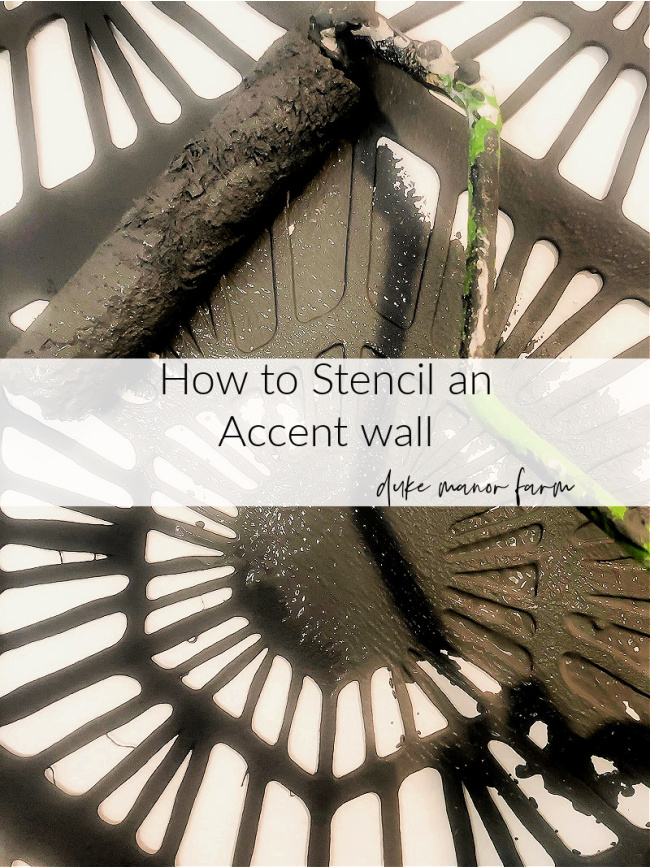 How to stencil an accent wall