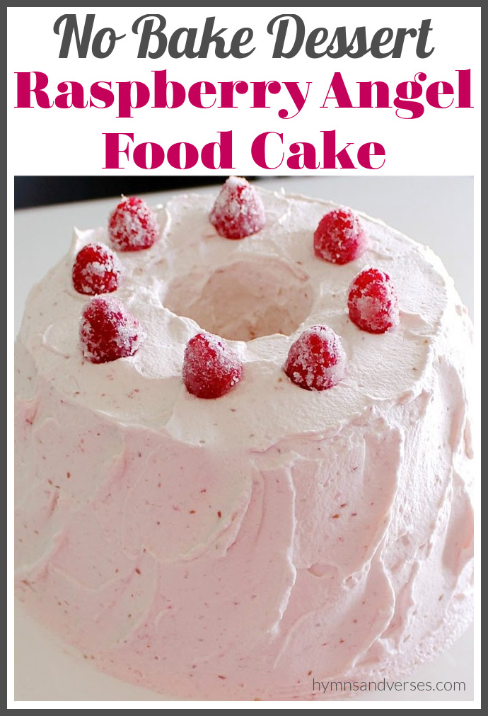 Heavenly Raspberry Cream Angel Food Cake Dessert - Mel's Kitchen Cafe