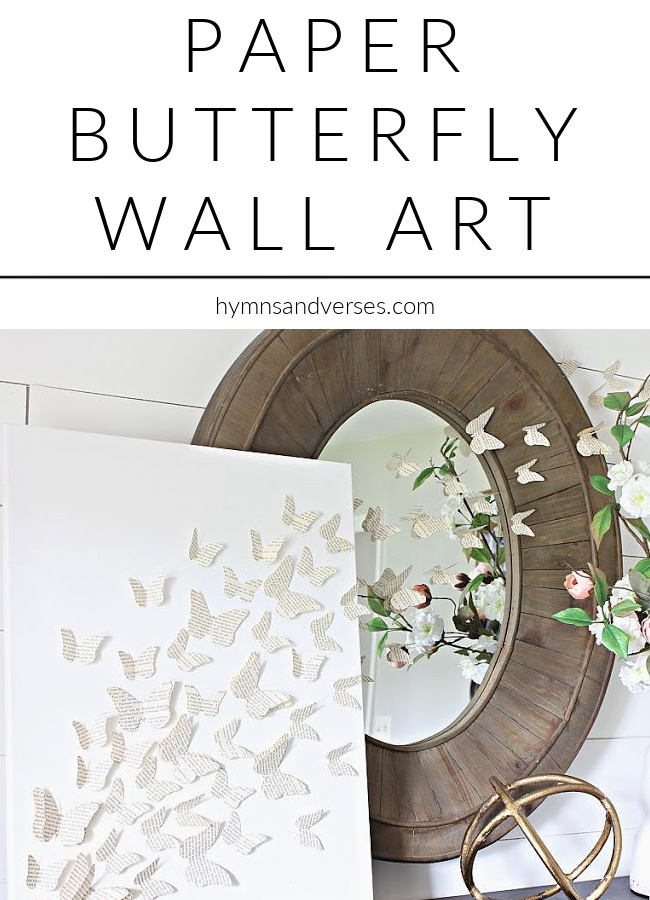 Layered Paper Butterfly Wall Art