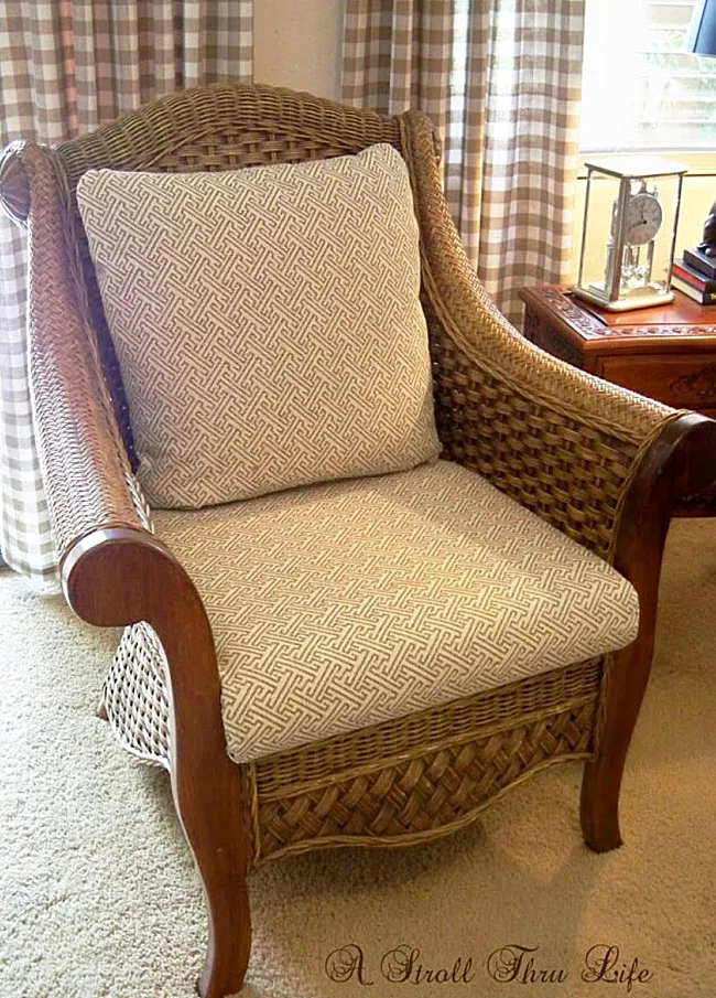 How to Bring a Wicker Chair Back to Life - A Stroll Thru Life