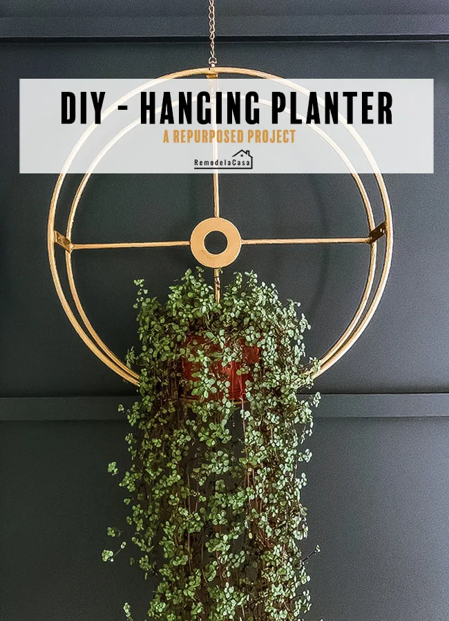 DIY Hanging Planter - RemodelaCasa