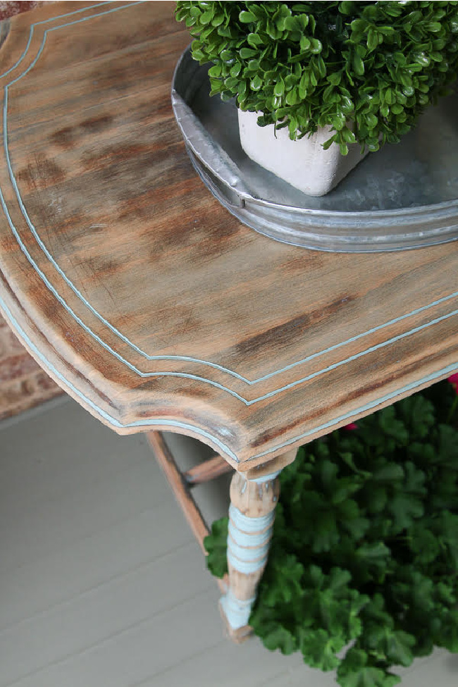 Console Table Makeover - Our Southern Home