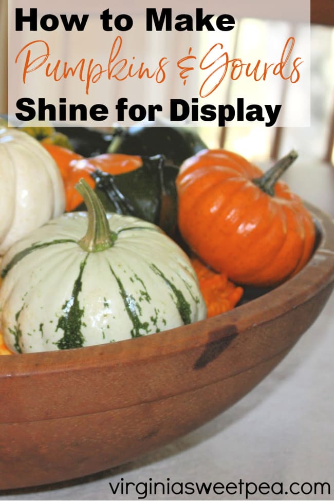 How to Make Pumpkins Shine - Virginia Sweet Pea