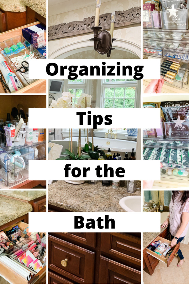 Organizing Tips for the Bathroom - Our Southern Home