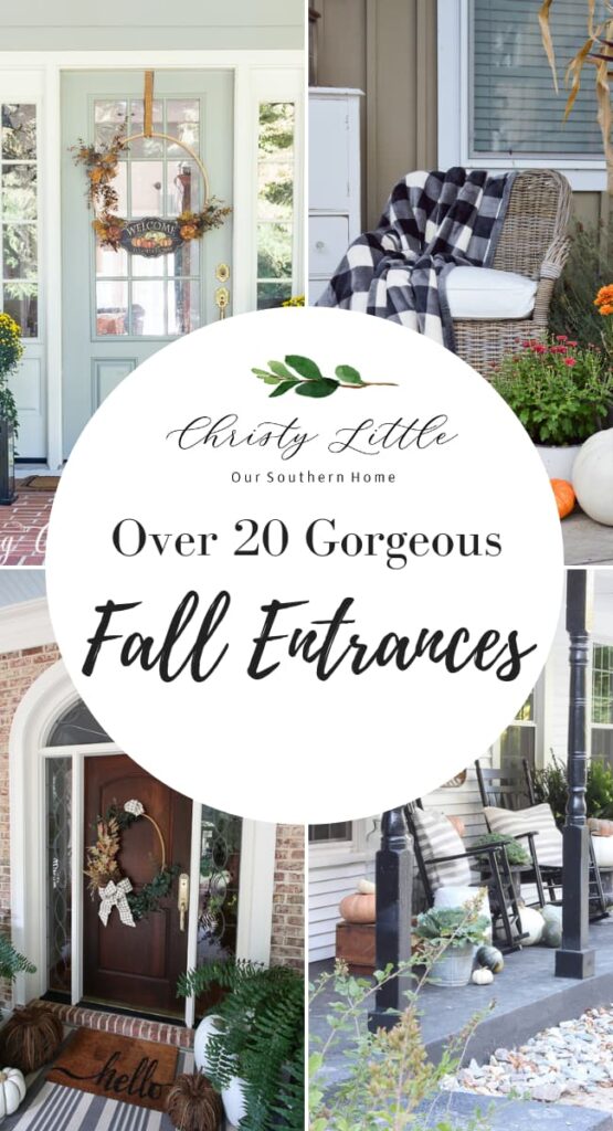 Gorgeous Fall Entrances - Our Southern Home 