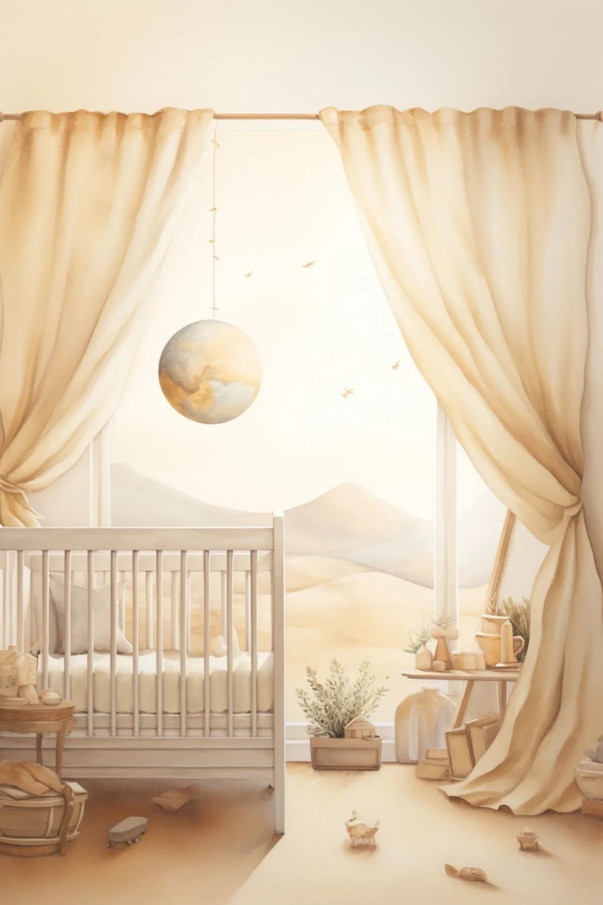 Cover image for baby bible verses features a crib against a window