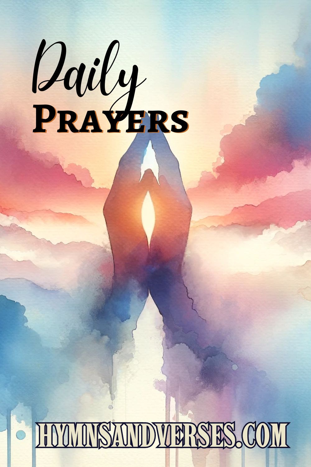 Pin image for daily prayer post