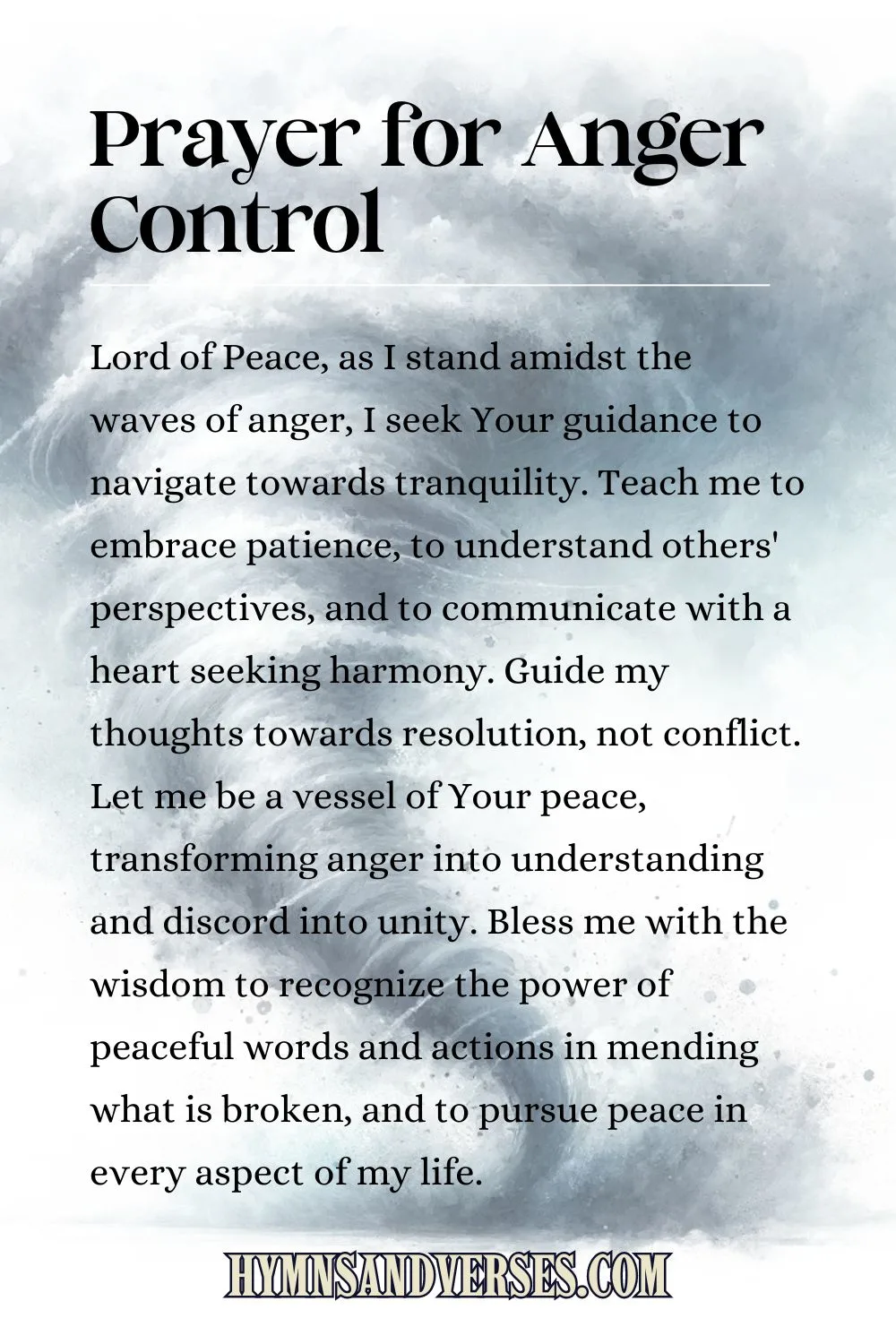 Prayer for Anger: 19+ Calming Options | Hymns and Verses