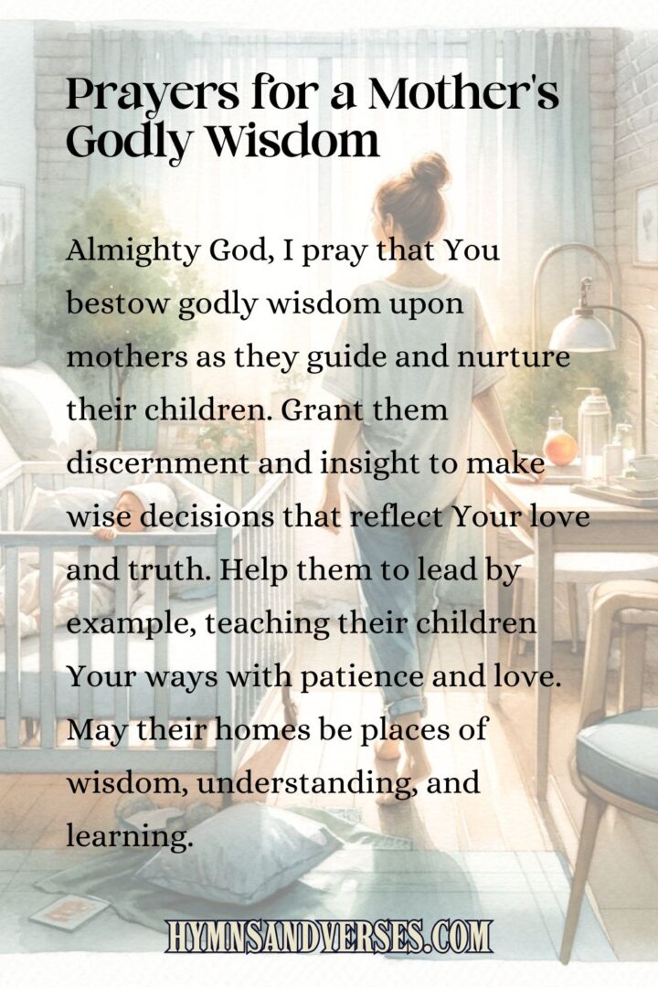 31+ Prayers for Mothers | Hymns and Verses