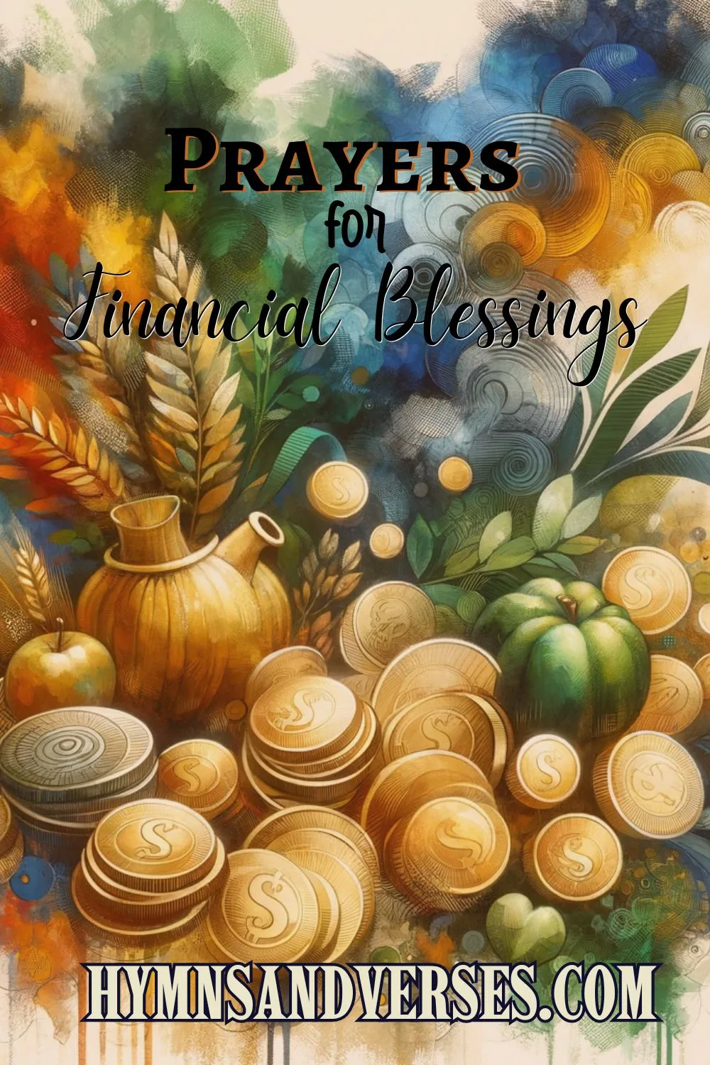 Pin image for prayers for financial blessing post